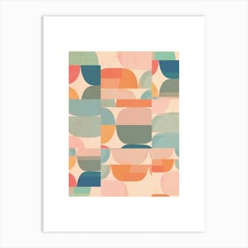 Abstracts Pastel A Art Print