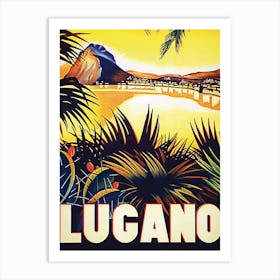 Lugano, Switzerland Art Print