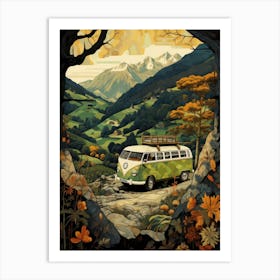 Travel Bus 1 Art Print