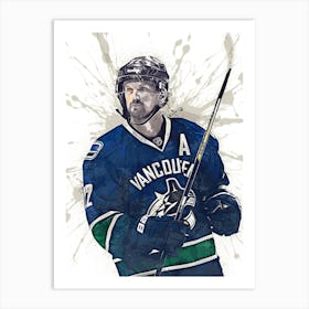 Daniel Sedin 1 Art Print