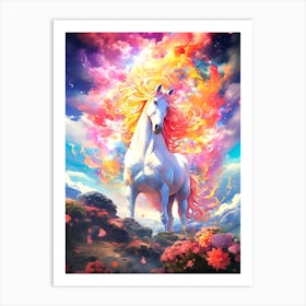 Unicorn Painting 2 Art Print