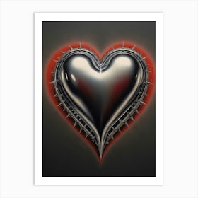 Heart Of Steel Art Print