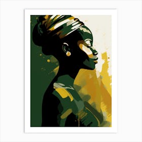 Portrait Of African Woman 1 Art Print