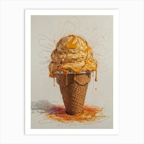 Ice Cream Cone 21 Art Print