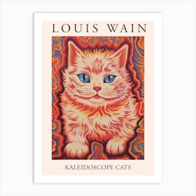 Louis Wain, Kaleidoscope Cats Poster 18 Art Print