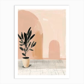 Plant In A Pot 50 Art Print