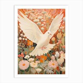 Dove 2 Detailed Bird Painting Art Print