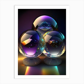 GlowingOrbs Art Print