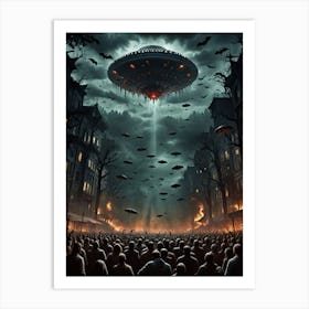 Alien Invasion 3 Art Print