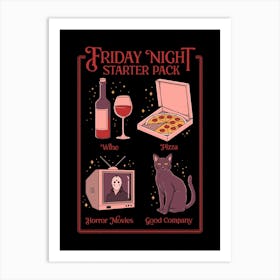 Friday Night Art Print