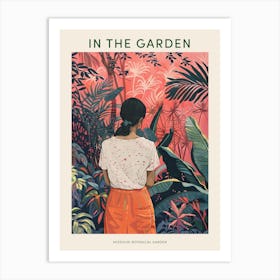 In The Garden Poster Missouri Botanical Garden 3 Art Print