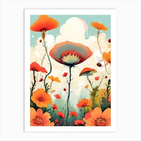 Poppies 64 Art Print