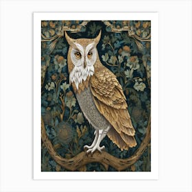 William Morris Owl 4 Art Print