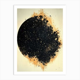 Abstract Minimal Celestial Painting 1 Art Print