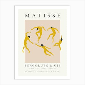 Matisse Abstract Dancing Yellow Affiche