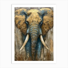 Elephant Head Art Print