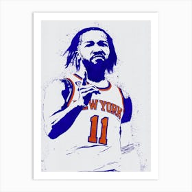 Jalen Brunson New York Knicks Art Print