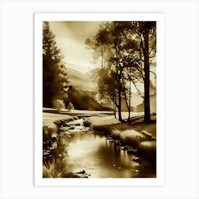 Sepia 8 Art Print