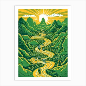 Chinese Road Art Print