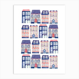 Houses Art Print