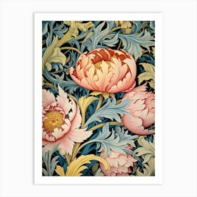 William Morris Peonies 3 Art Print