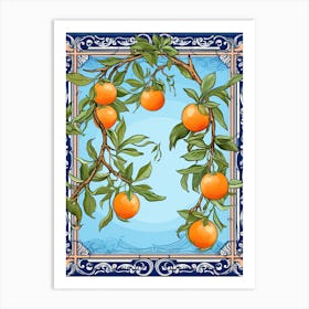 Orange Illustration 3 Art Print