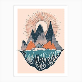 Mountain Landscape 20 Art Print