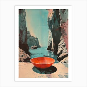 Bowl On The Beach Art Print