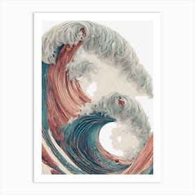 Wave To Me Art Print