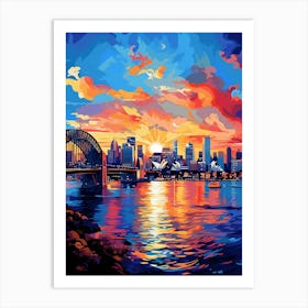 Sydney Harbour Bridge's Skyline Majesty Art Print
