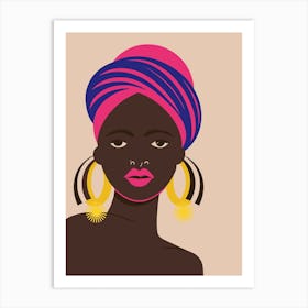 African Woman Art Print