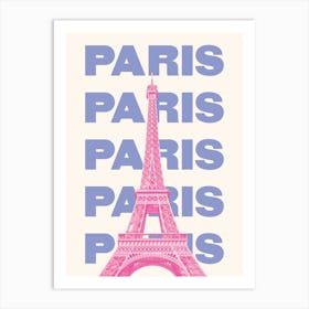 Paris Eiffel Tower Art Print