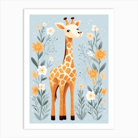 Baby Animal Illustration  Giraffe 3 Art Print