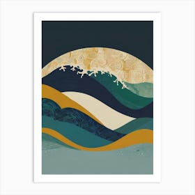 Waves In The Sky Art Print