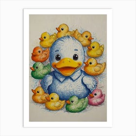 Ducks 1 Art Print