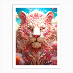 Lion In The Sky 9 Art Print