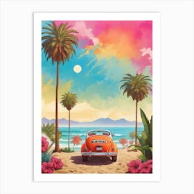 Cali Vibe Art Print 1 Art Print