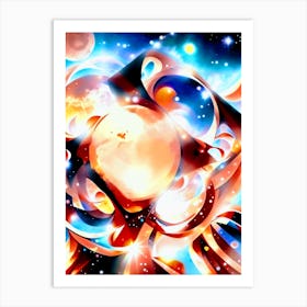 Fantasy Abstract Painting Art Print