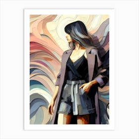 Portrait Artwork 5 Art Print