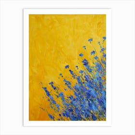 Blue Flowers 84 Art Print