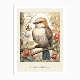 Beatrix Potter Inspired  Animal Watercolour Kookaburra Art Print
