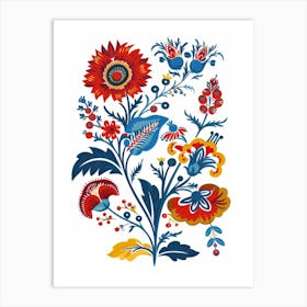 Ukrainian Folk Art Art Print