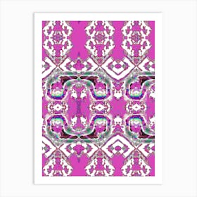 Pink Abstract 3 Art Print