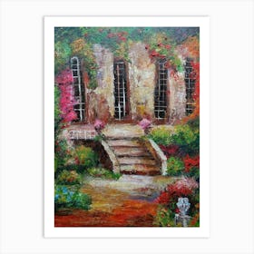 House In The Garden Art Print