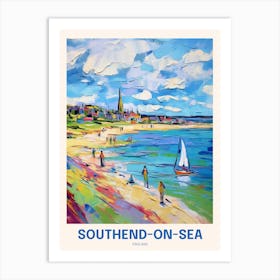 Southend On Sea England 3 Uk Travel Poster Art Print