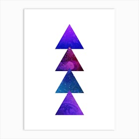 Triangular Marble Artwork Art Print