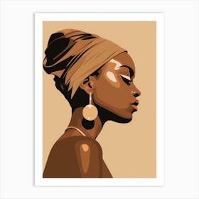 Portrait Of African Woman 8 Art Print