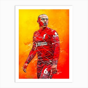 Thiago Alcântara Liverpool Art Print