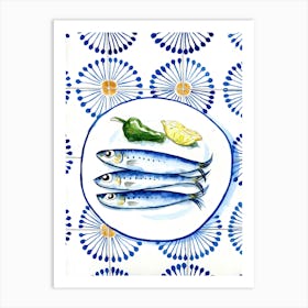 Sardines 12 Art Print