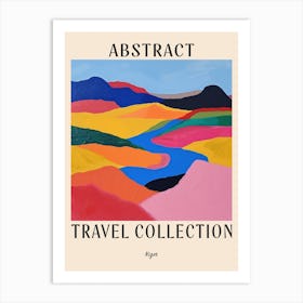 Abstract Travel Collection Poster Niger 1 Art Print